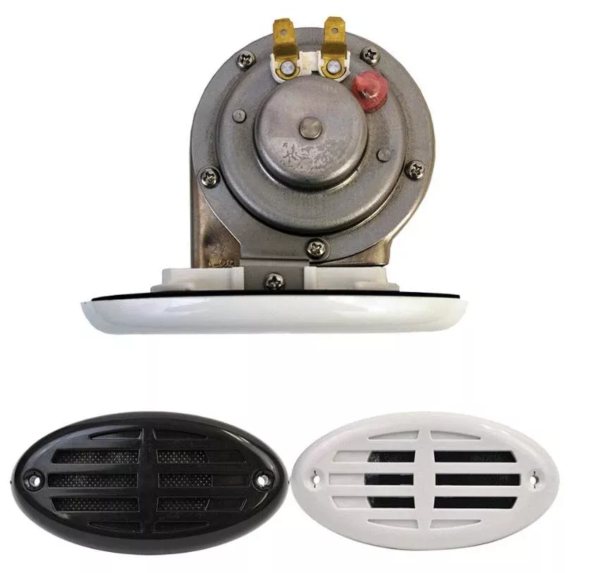 Attwood Drop-In Hidden Horn with Black And White Covers• 11478-7