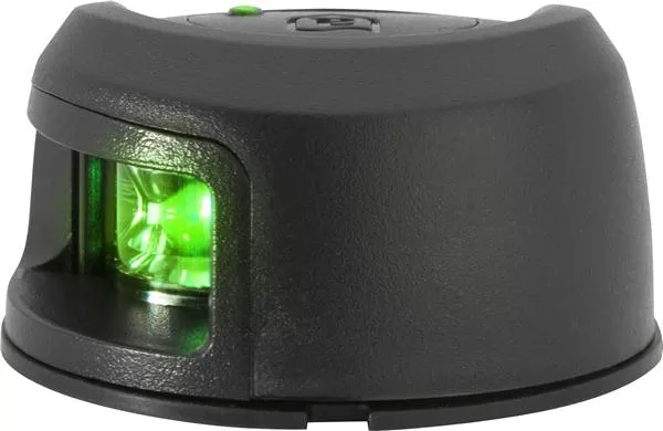 Attwood LightArmor Composite Deck Mount Starboard Side Green LED Light• NV2012PBG-7