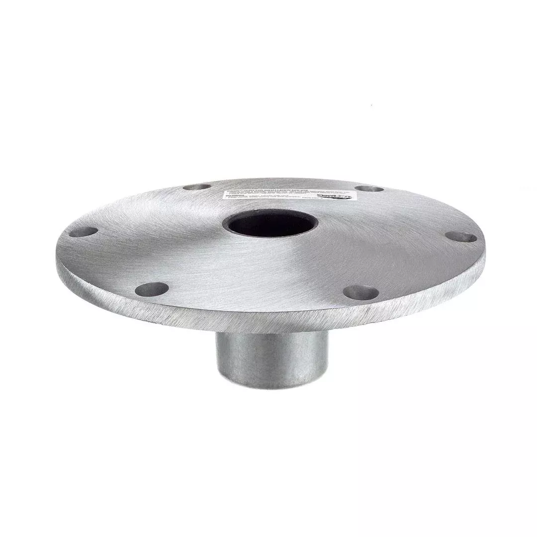 Attwood Snap-Lock 9" D Aluminum Round Base for 1-3/4" D Post• SP-67904
