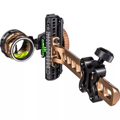 Axcel Driver Plus Slider Sight W/avx-31 Scope Coyote Tan .019 Yellow Fiber Single Pin Rh
