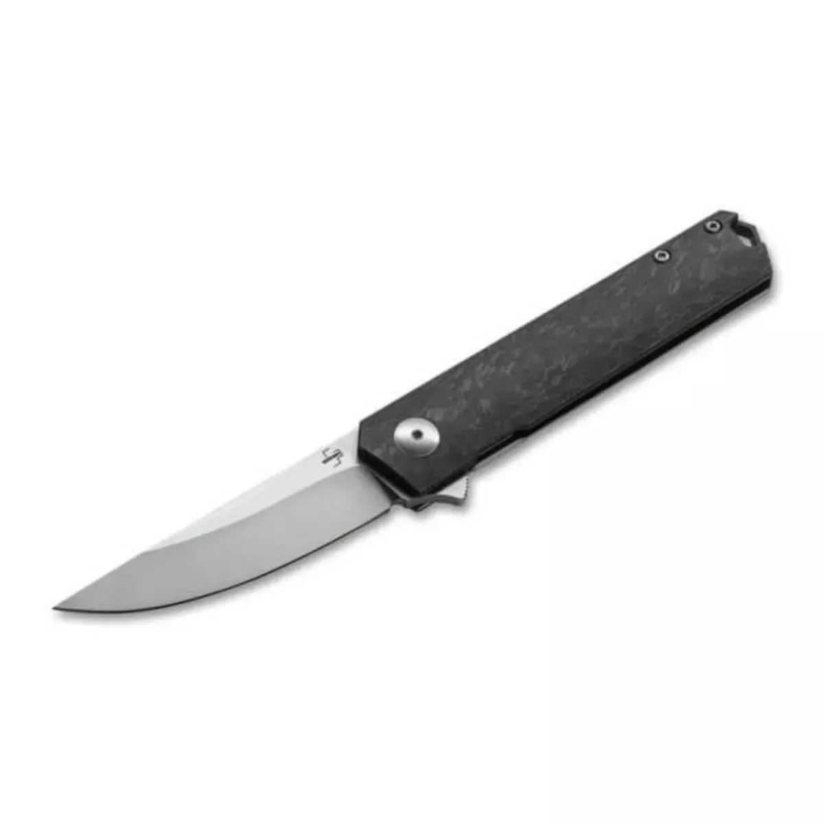 Böker Plus Kwaiken Compact Flipper Marble Carbon Pocket Knife