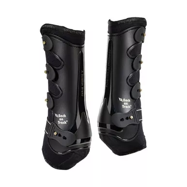 BACK ON TRACK Royal Work Front Black Boot