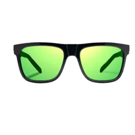 Bajio Rigolets - BlackMatte - Green Mirror - Glass