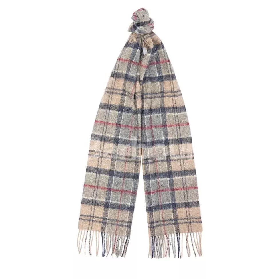 Barbour Merino Cashmere Tartan Scarf