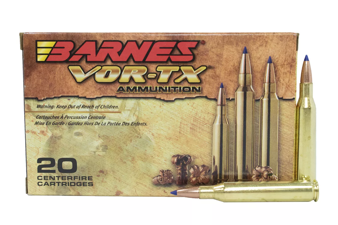 Barnes  25-06 Rem 100 gr Tipped TSX BT VOR-TX 20/Box