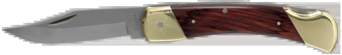 Battenfeld Uncle Henry Bear Paw Folding Knife, Stainless Clip Point Blade, Leather Sheath LB7CP