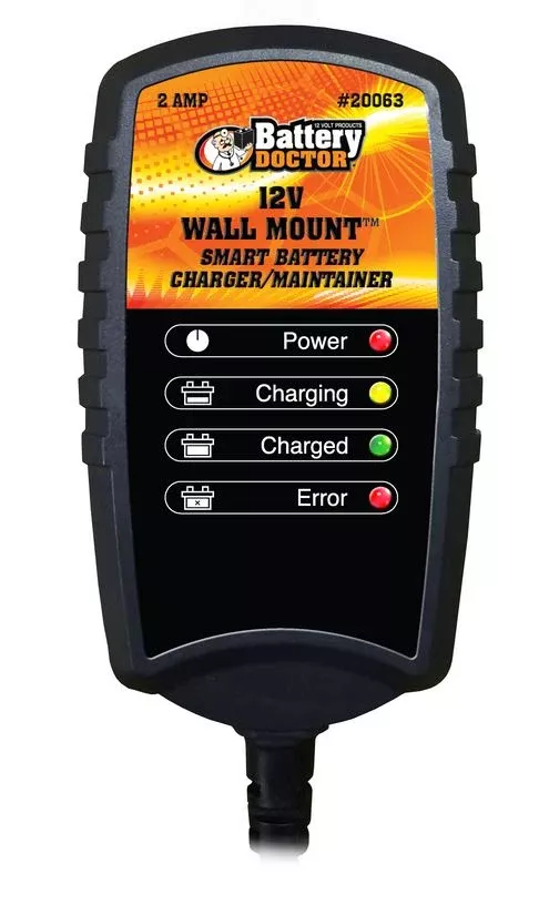 Battery Doctor 10 Volt 2 Amp Wall Mount Smart Battery Charger and Maintainer• 20063