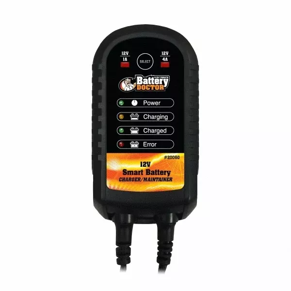 Battery Doctor Smart Battery Charger and Maintainer 12 Volt 1 & 4 Amp• 20060