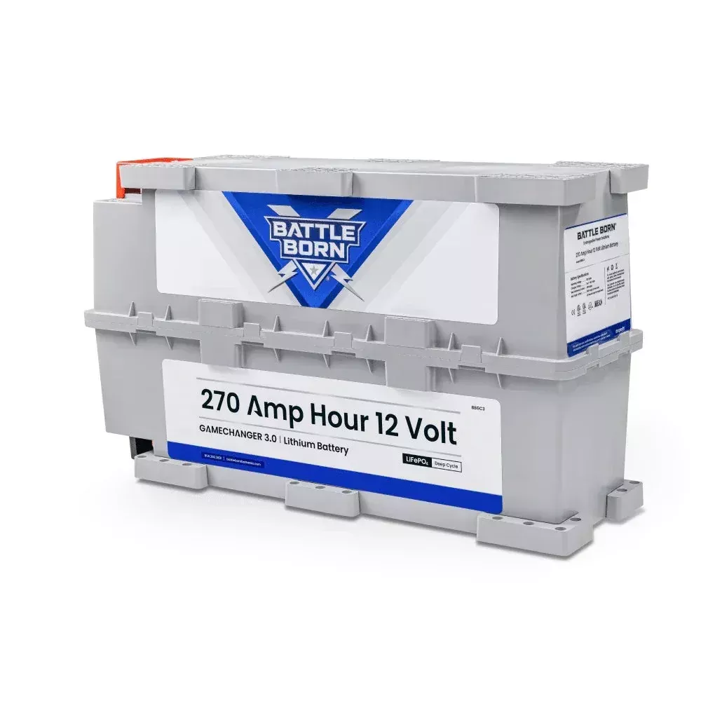Battle Born 270Ah 12V LiFePO4 Deep Cycle GC3 Battery