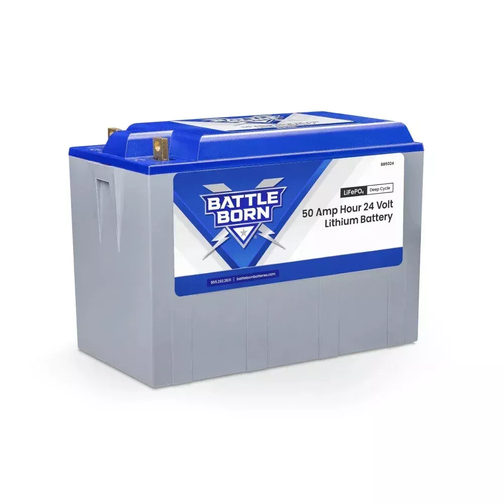 Battle Born 50Ah 24V LiFePO4 Deep Cycle Battery
