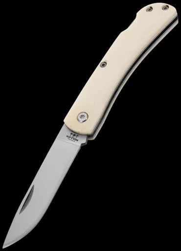 Bear and Son White Bone Folding Knife
