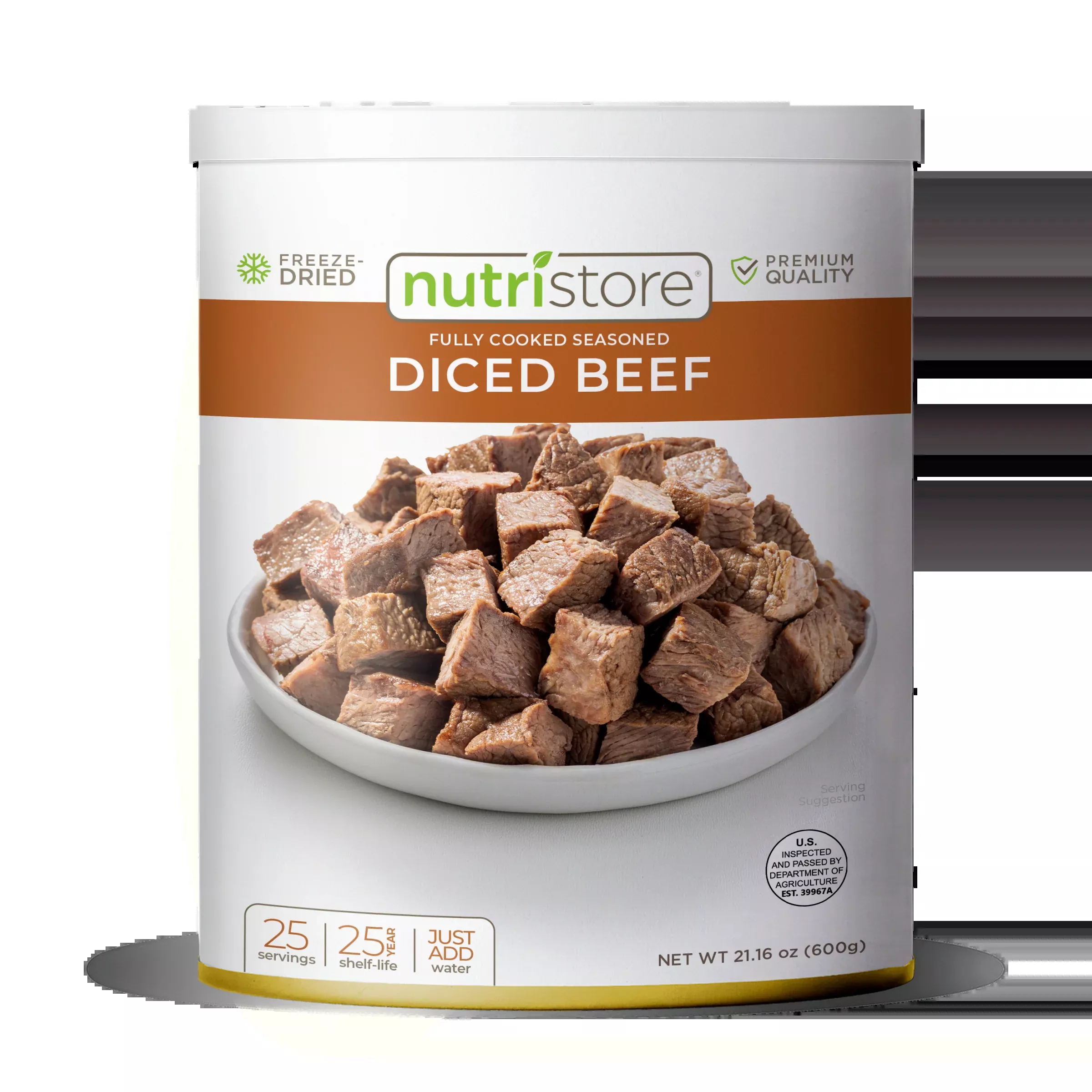 Beef Dices Freeze Dried – #10 Can