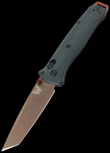 Benchmade 537FE-2601 Bailout Taiga Green Aluminium Folding Knife