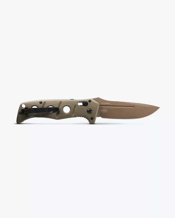 Benchmade Auto Adamas OD Green G10 Drop Point Auto Folding Knife