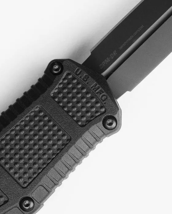 Benchmade Mini Claymore Black Grivory Out the Front Knife