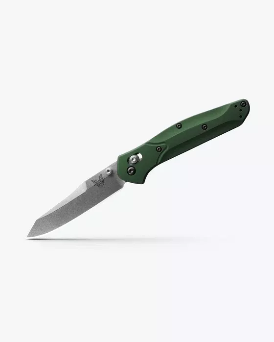 Benchmade Osborne Green Aluminum Folding Knife