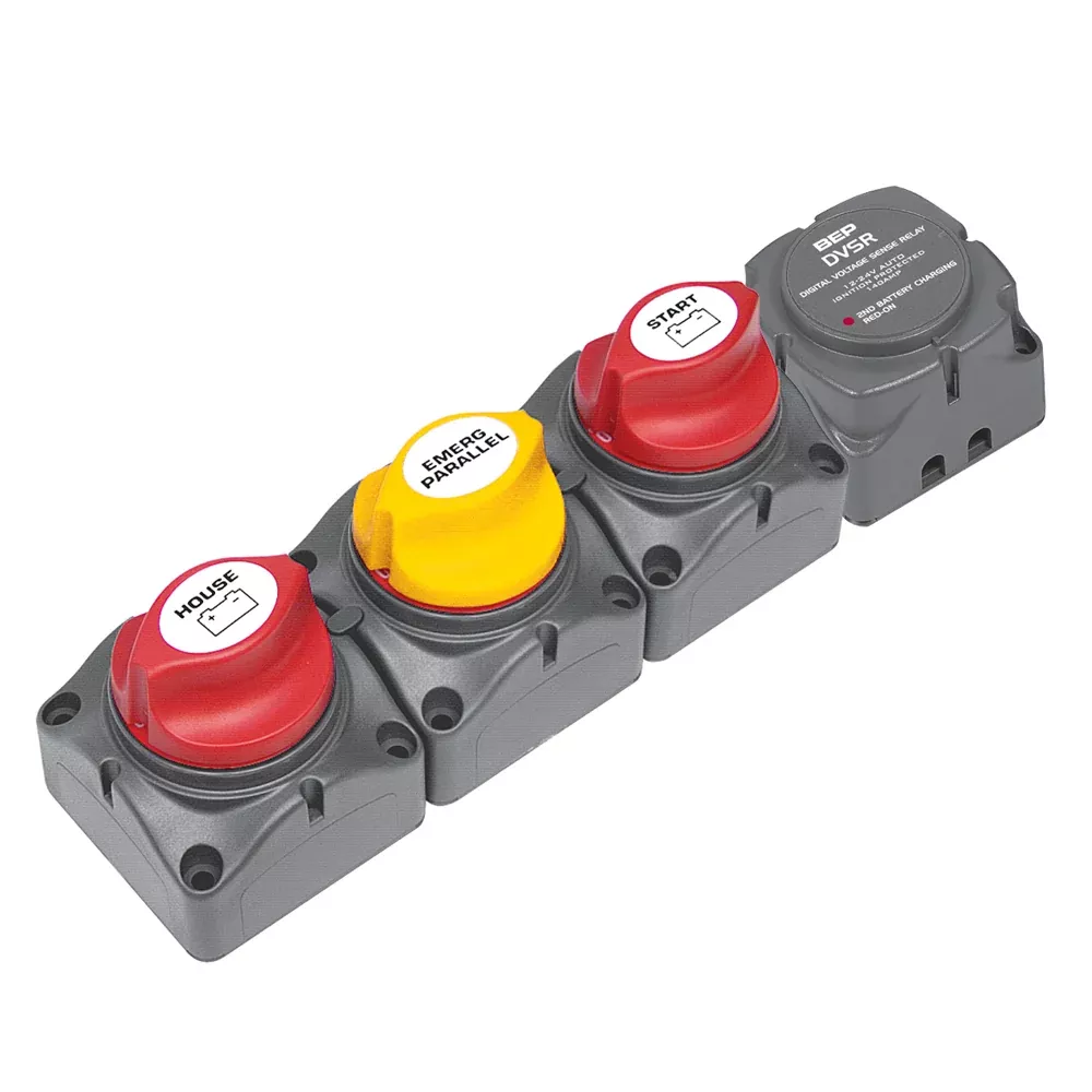 BEP Horizontal Battery Distribution Cluster F/Single Engine W/Two Battery Banks• 716-H-140A-DVSR