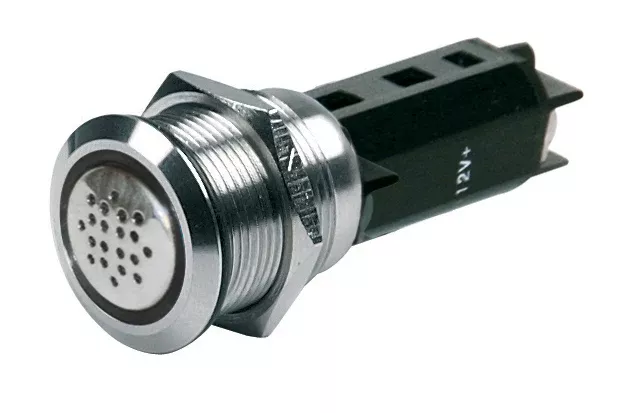 BEP Red 12V Off/On Buzzer with LED Ring• 80-511-0009-00
