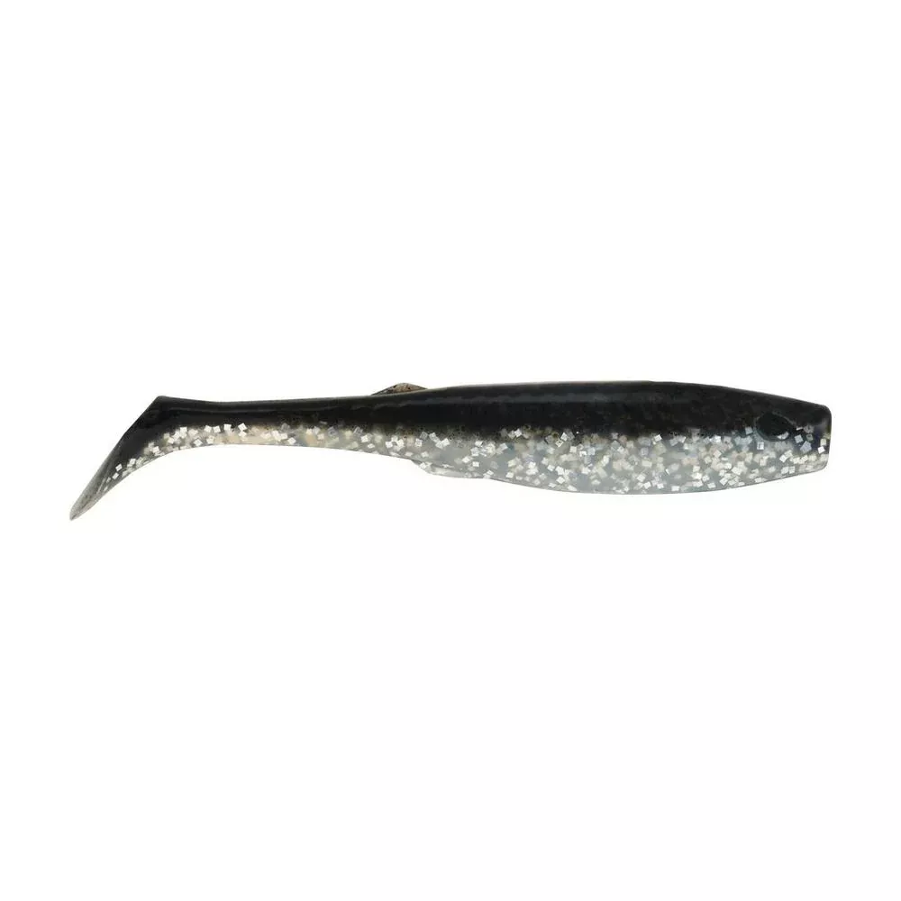 Berkley Gulp! Saltwater PaddleShad – 4″ – Black Silver [1520442]