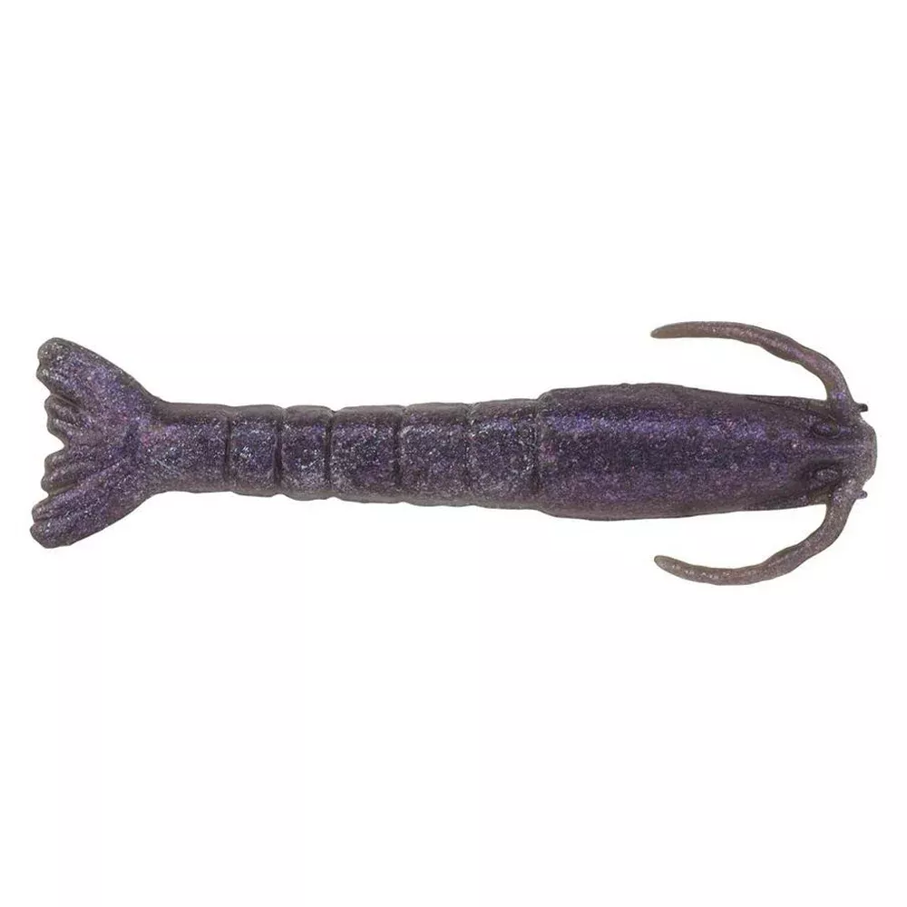 Berkley Gulp! Saltwater Shrimp – 4″ – Purple Chrome [1573130]