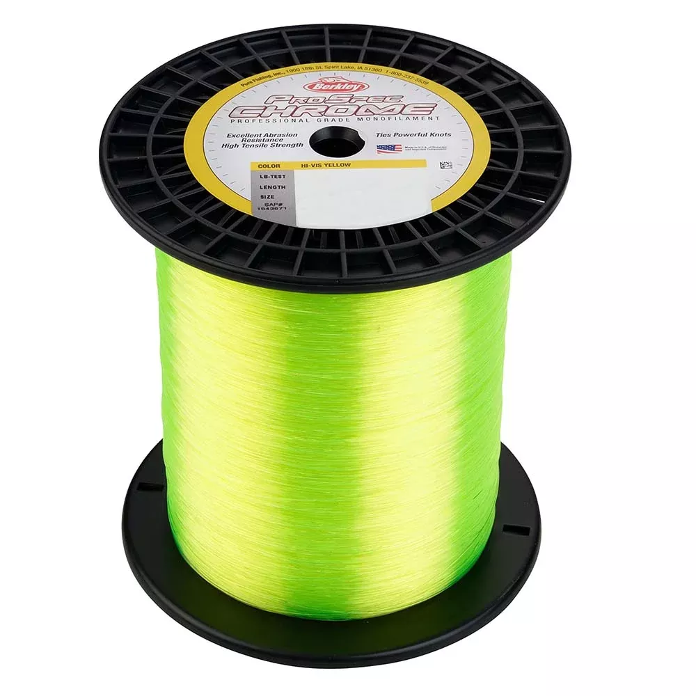 Berkley ProSpec Chrome Hi-Vis Yellow Monofilament – 25 lb – 3000 yds – PSC3B25-HVY [1543671]