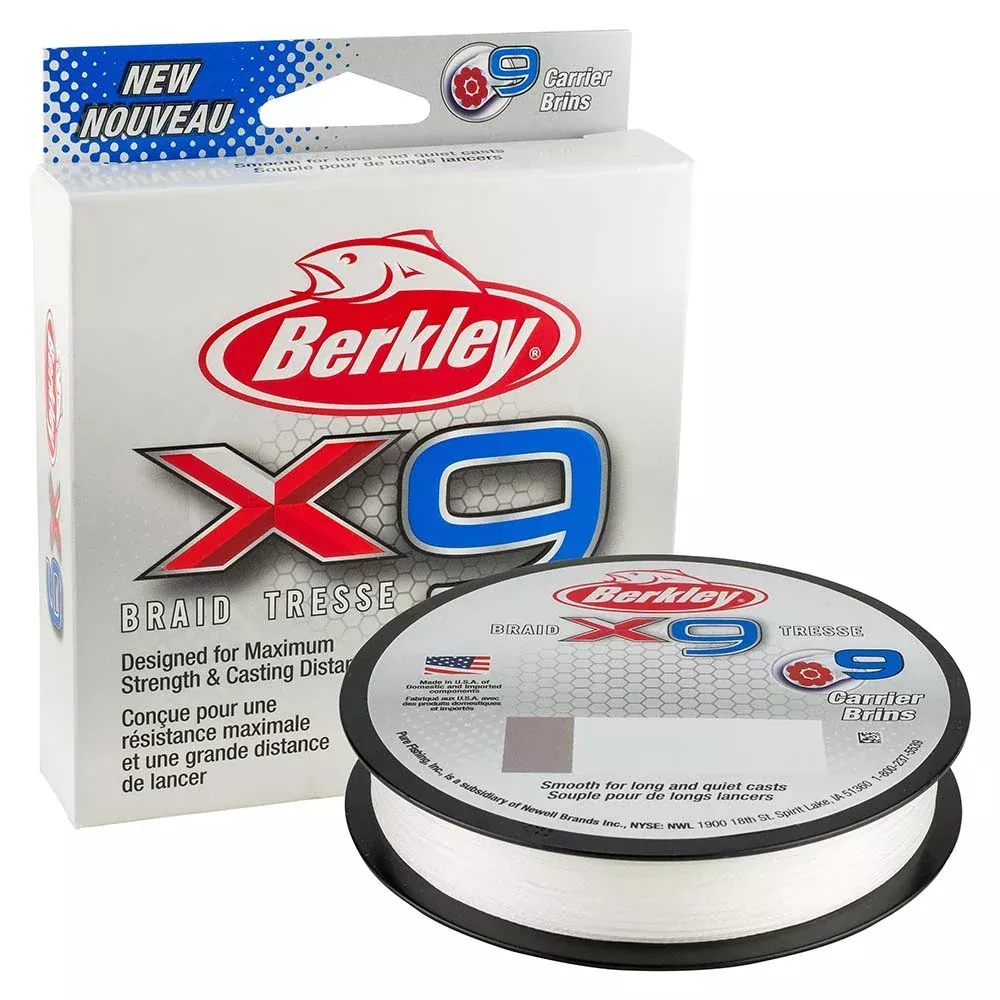 Berkley x9 Braid Crystal – 15lb – 164 yds – X9BFS15-CY [1486885]