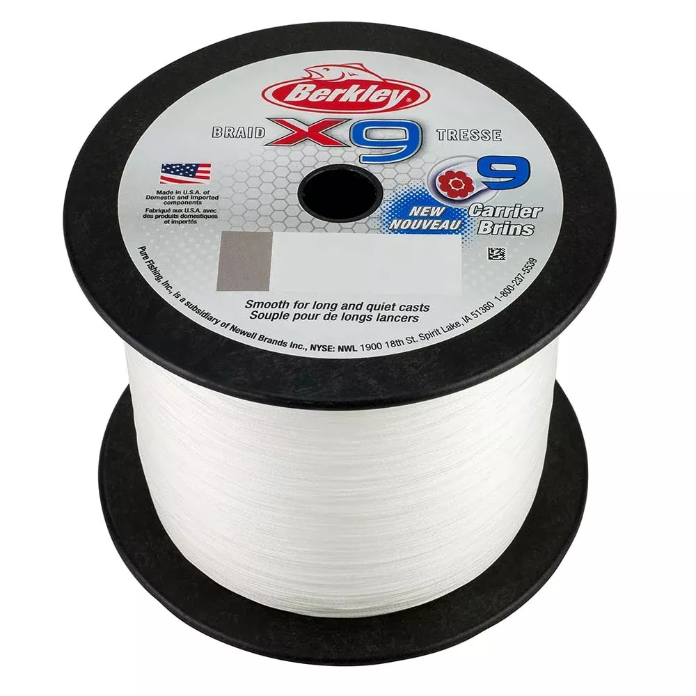 Berkley x9 Braid Crystal – 40lb – 2188 yds – X9BBK40-CY [1486912]