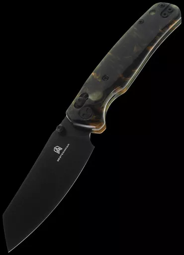 Bestech Cicada's Wing Gold Resin Folding Knife