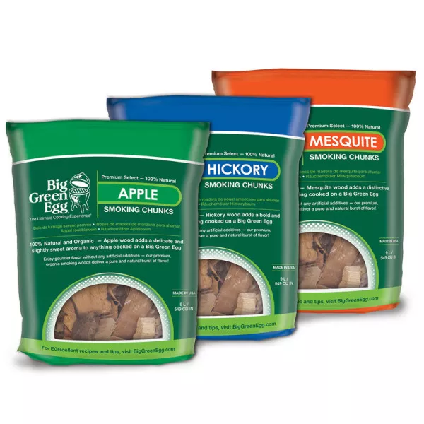 Big Green Egg Smoking Chunks
