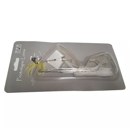 Bill Lewis Prototype Topwater Lure 3/8 Oz Guerrilla White #PGB38-11