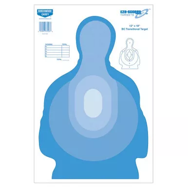 Birchwood Casey BC-37009 Eze-Scorer 12" X 18" BC Transitional - 100 Targets