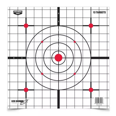 Birchwood Casey BC-37215 Eze-Scorer 12" Sight-In Target, 100 Targets