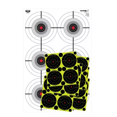 Birchwood Casey BC-37444 Eze-Scorer 23" X 35" Multiple Bull's-Eye Target