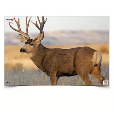 Birchwood Casey BC-37482 Eze-Score 23" X 35" Mule Deer Target, 2 Targets