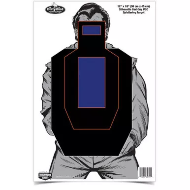 Birchwood Casey Dirty Bird 12" x 18" Bad Guy IPSC Targets
