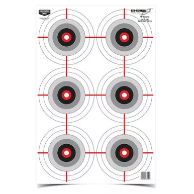 Birchwood Casey Eze-Scorer 12" x 18" Multiple Bull's-Eye Targets