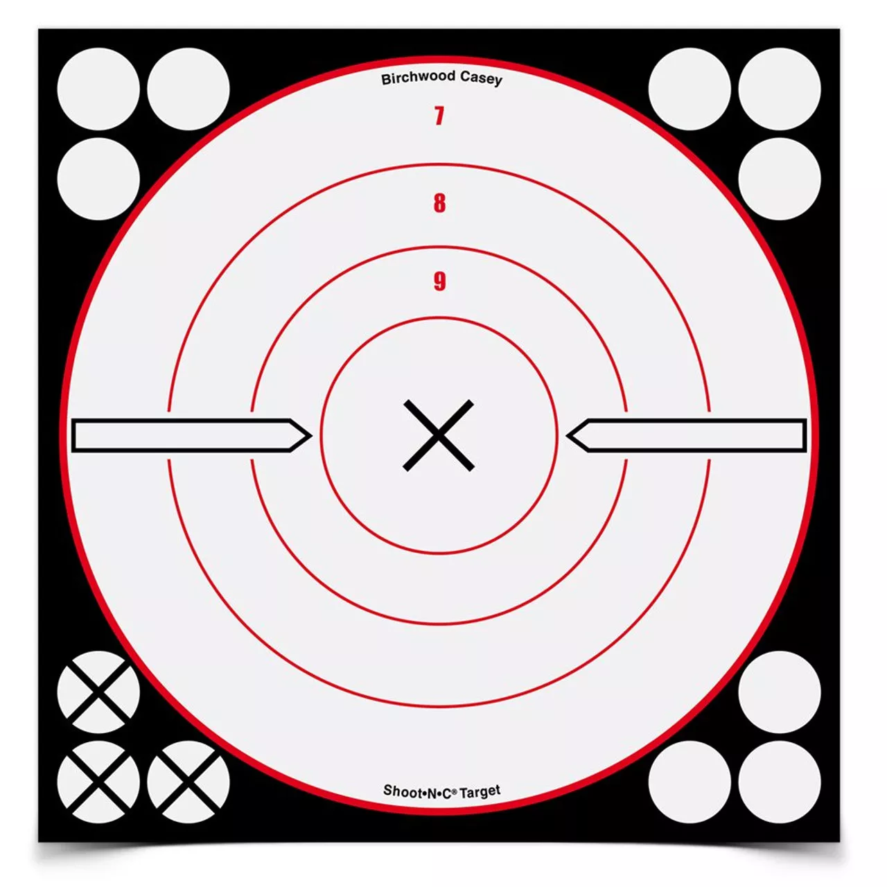 Birchwood Casey Shoot-N-C 8″ White/Black Bull’s Eye #E34802