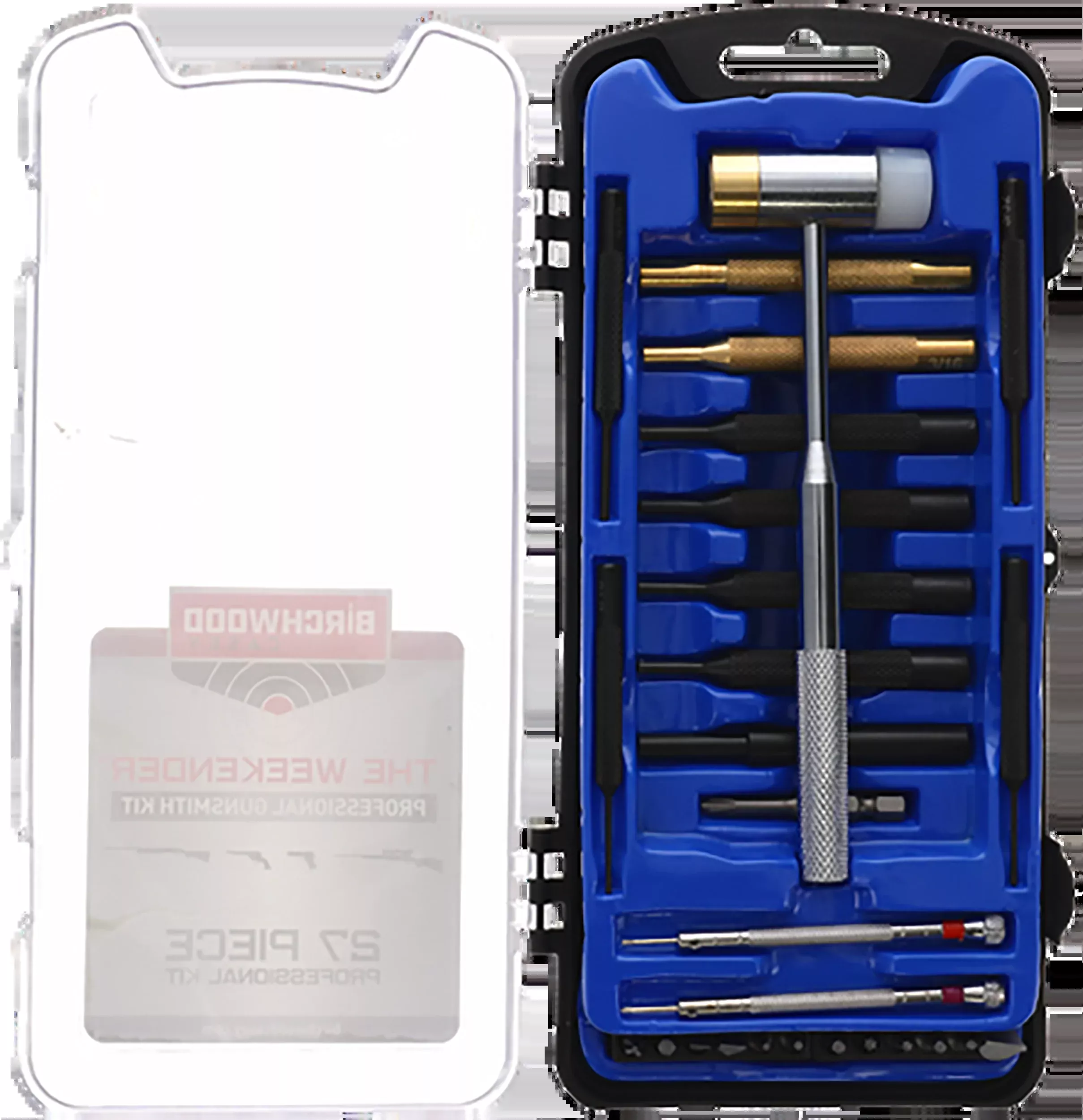 Birchwood Casey Weekender Professional Gunsmith Kit, 27-Piece with Hard Case, 42021