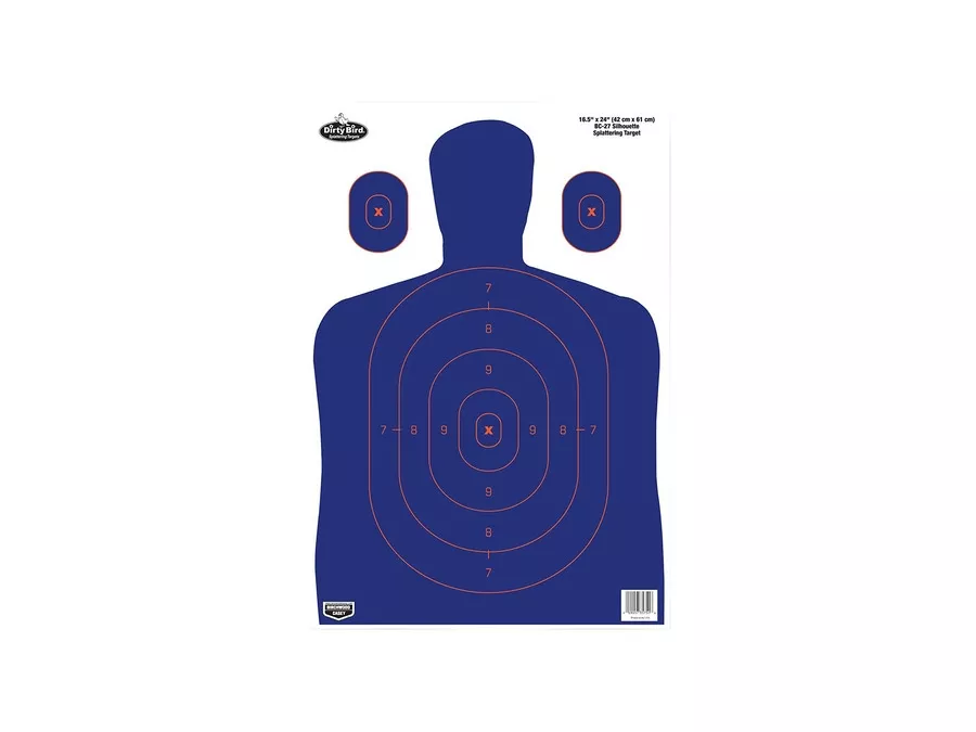 BirchwoodDirty Bird Silhouette Target, Blue, 3