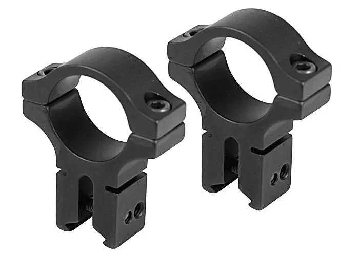 BKL 1" Rings, 3/8" or 11mm Dovetail, High, Matte Black
