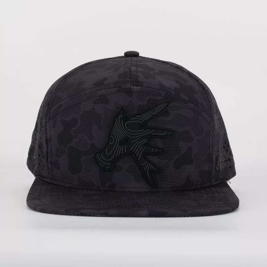 Black Marsh Duck Camo Back Country Performance Snapback