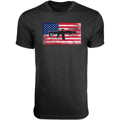 Black Rifle Sbr Flag Shirt Vintage Black