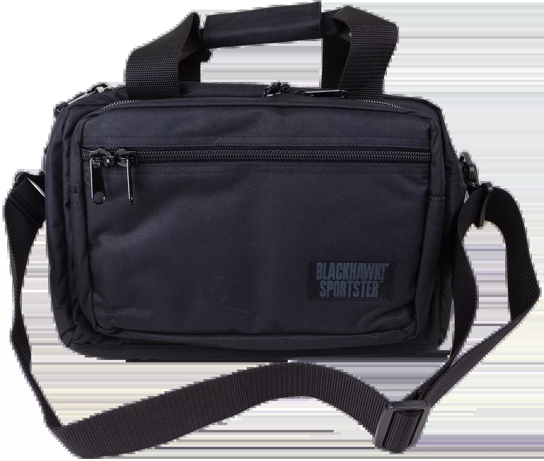 Blackhawk Sportster Deluxe Range Bag, 600 Denier Polyester, Holds Two Handguns, 74RB01BK