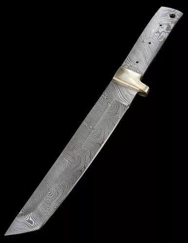 Blade Blank Tanto 30cm Damast