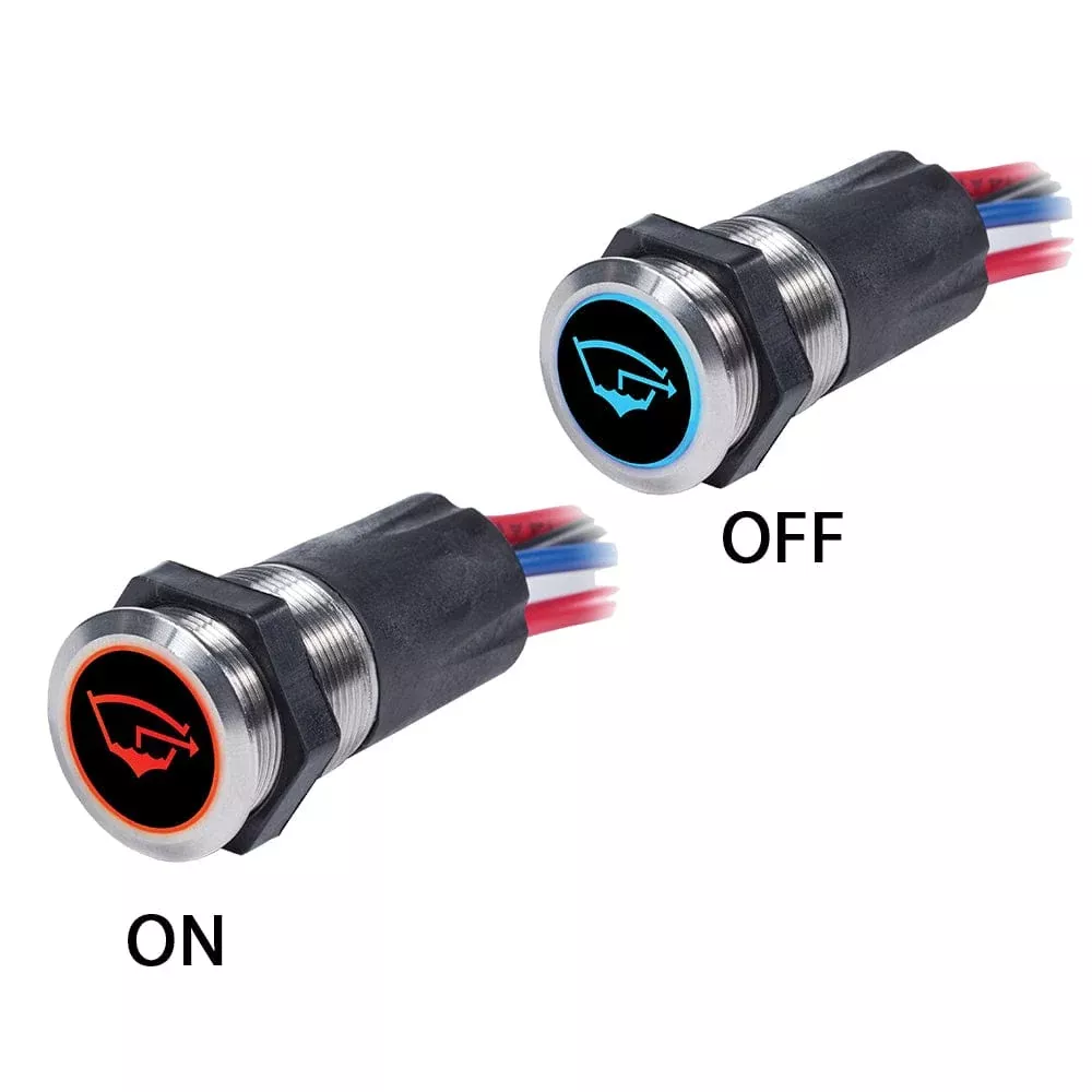 Blue Sea 4180 Backlit Push Button Switch OFF/ON – 15A