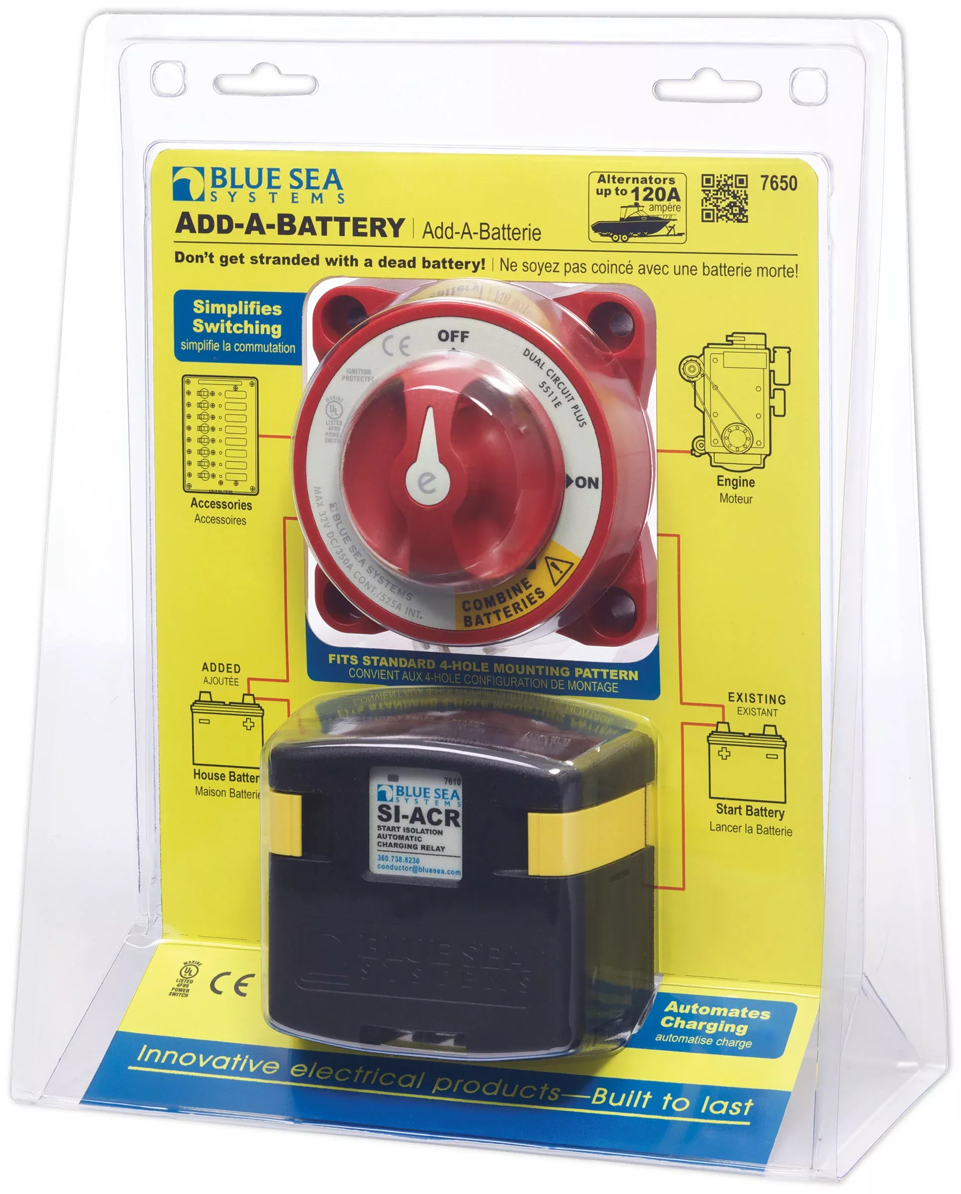 Blue Sea Add-A-Battery• 7650-BSS