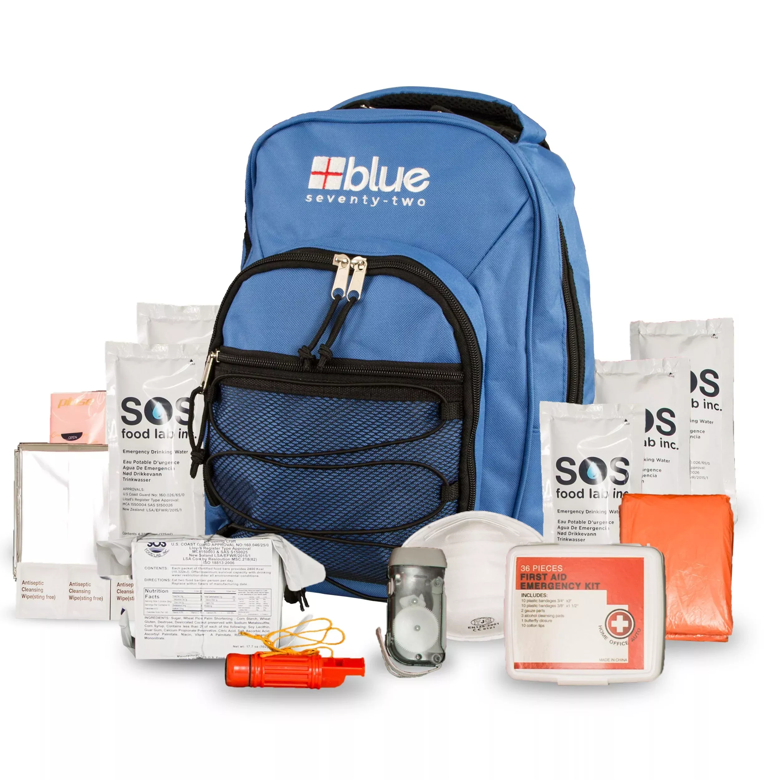 Blue Seventy-Two Standard – 3 Day Emergency Kit for 1 Person