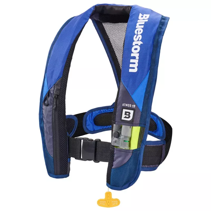 Bluestorm Atmos 40 Auto Type II Inflatable PFD – Deep Blue