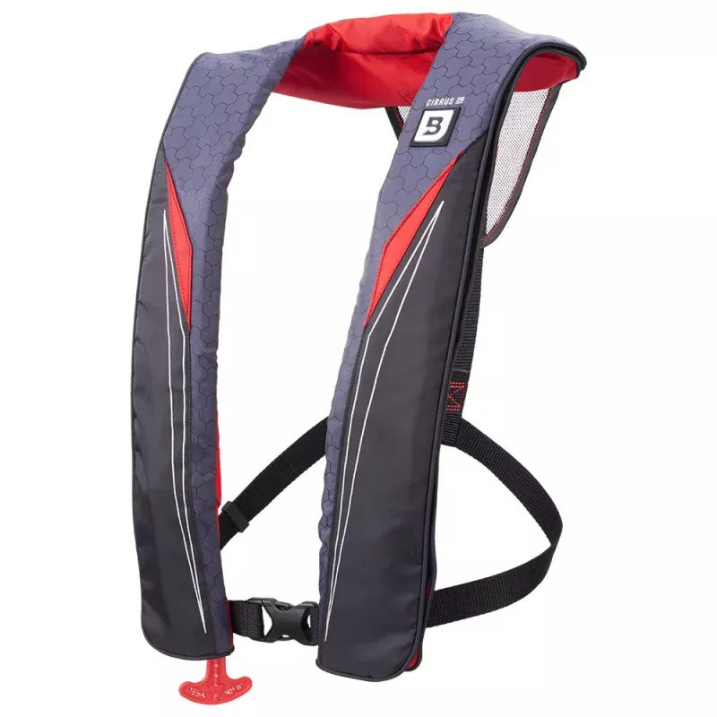 Bluestorm Cirrus 26 Auto/Manual Type V Inflatable PFD – Red