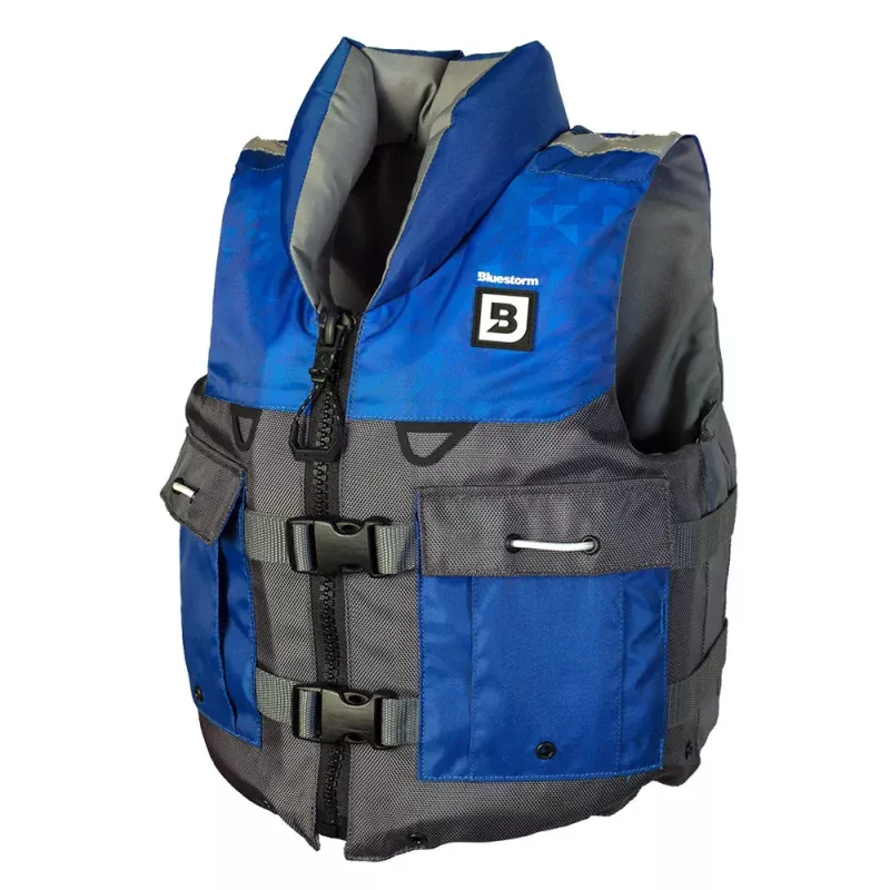 Bluestorm Classic Youth Fishing Life Jacket – Deep Blue